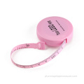 Mini fita métrica retrátil rosa de 60 polegadas